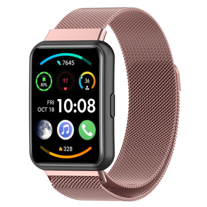 For Huawei Watch Fit 2 Watch Fit 2 Active Milanese Fine Mesh Watch Strap Stainless Steel Replacement Wrist Band For Huawei Watch Fit 2 Watch Fit 2 Active Milanese Fine Mesh Watch Strap Stainless Steel Replacement Wrist Band